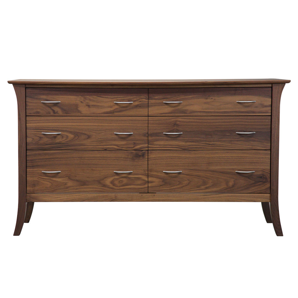 solid cherry wood bedroom dresser made in Vermont