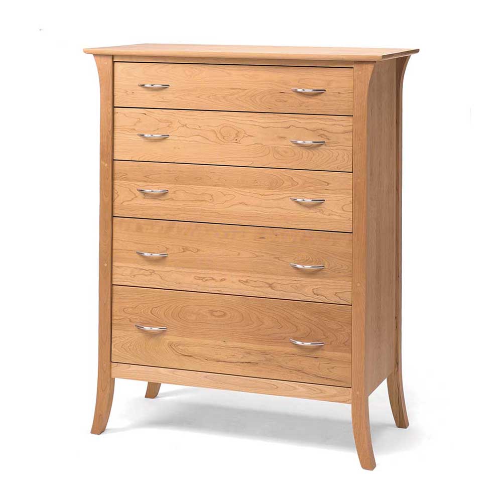 solid cherry wood bedroom dresser made in Vermont