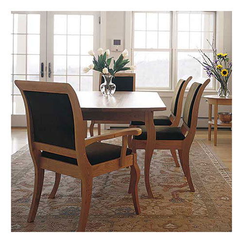 solid wood dining furniture handcrafted in Vermont