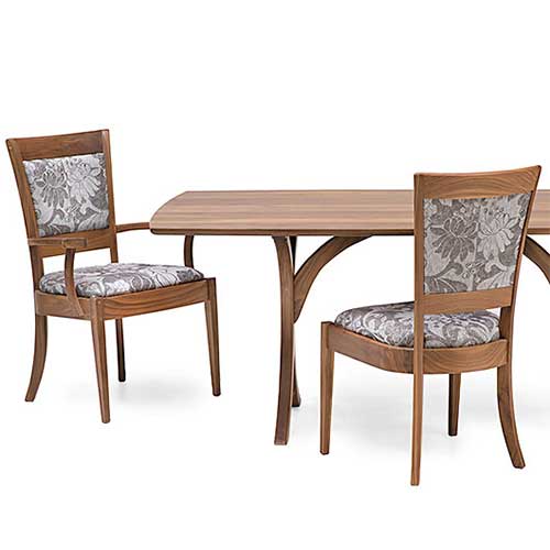 solid wood dining room furniture handcrafted in VT