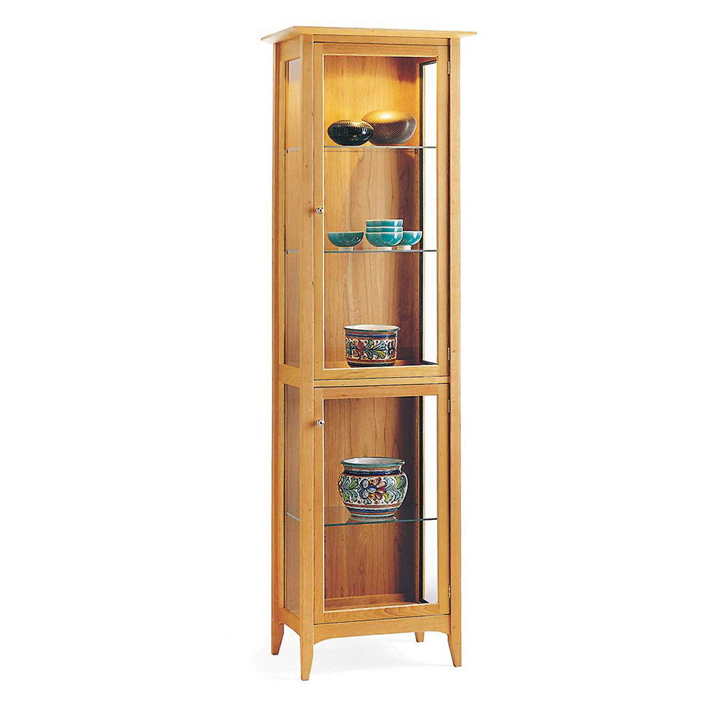 Solid wood Vermont Curio Cabinet