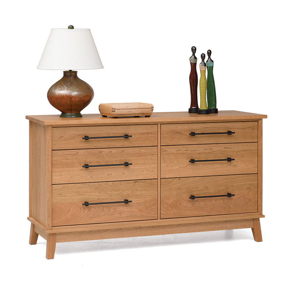 solid cherry wood bedroom dresser from Vermont