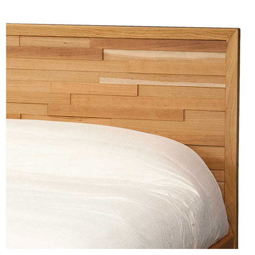 corinth bed queen size in solid cherry