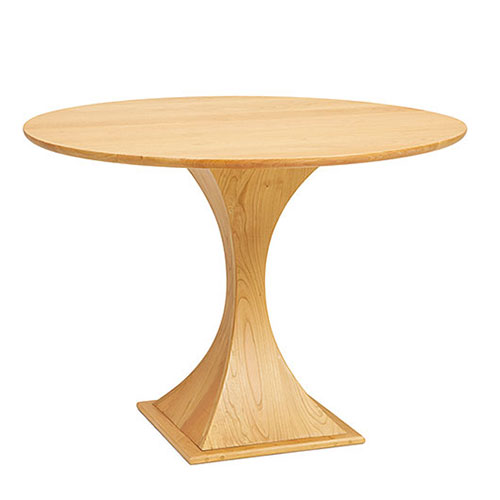 Solid wood dining table handcrafted in Vermont