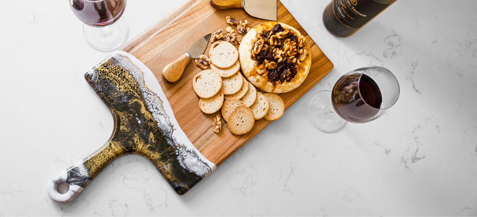 close up of cutting board