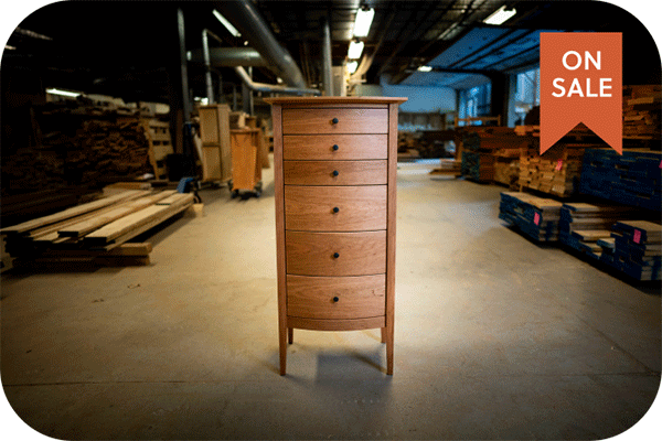 lingerie chest in work shop