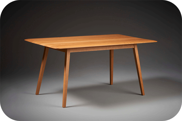 simple 4 leg dining table